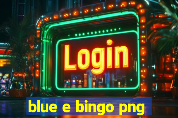 blue e bingo png