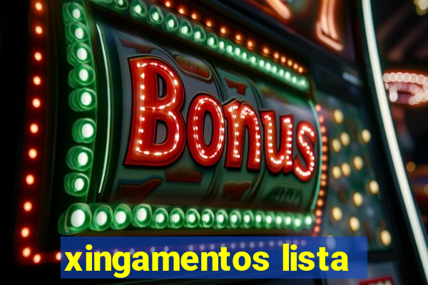 xingamentos lista