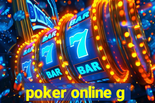 poker online g