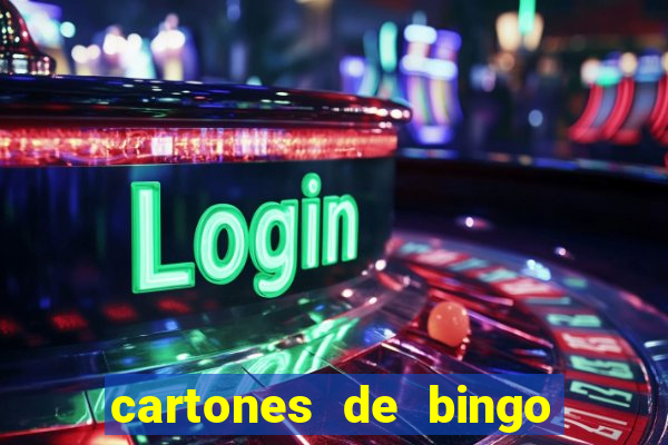 cartones de bingo para imprimir