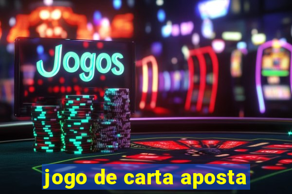 jogo de carta aposta