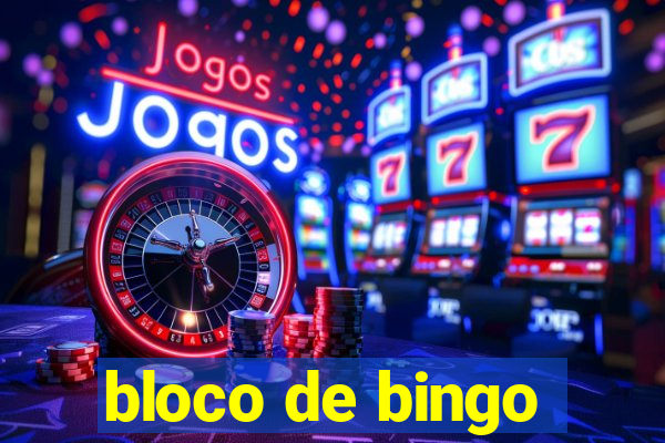 bloco de bingo