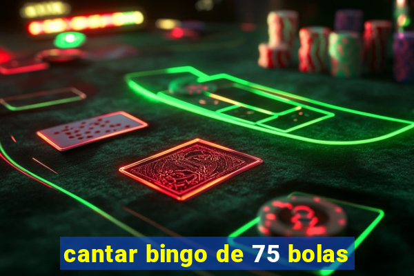 cantar bingo de 75 bolas