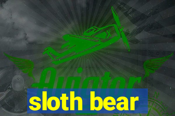 sloth bear