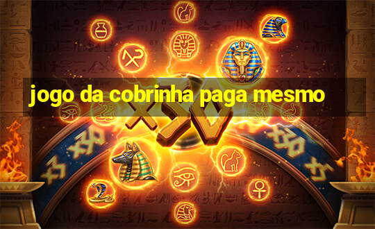 jogo da cobrinha paga mesmo