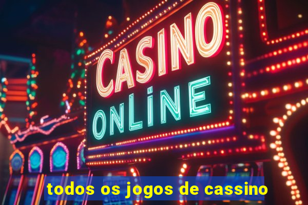 todos os jogos de cassino