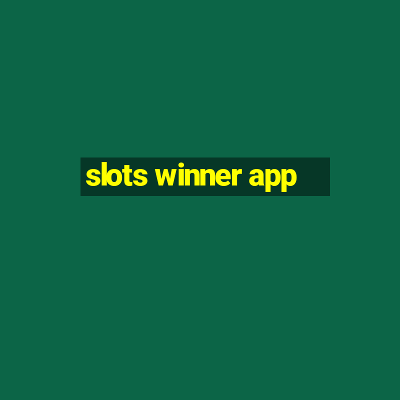 slots winner app