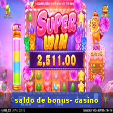 saldo de bonus- casino