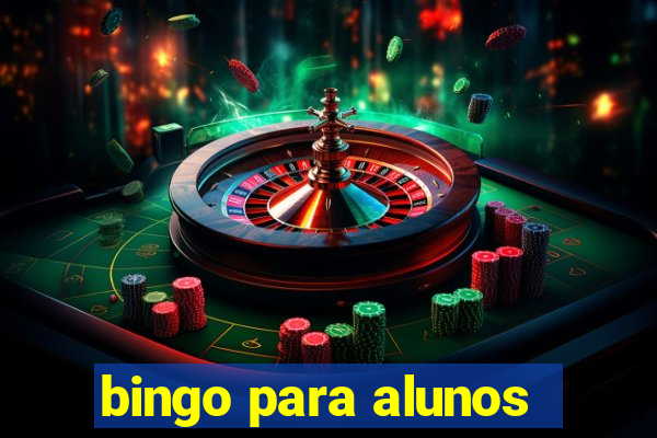 bingo para alunos