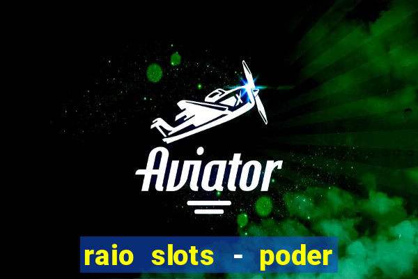 raio slots - poder de zéus