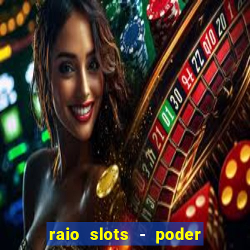 raio slots - poder de zéus