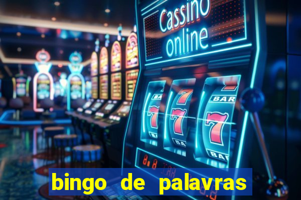 bingo de palavras para o 4 ano