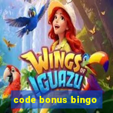 code bonus bingo