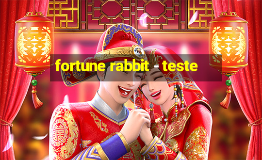 fortune rabbit - teste