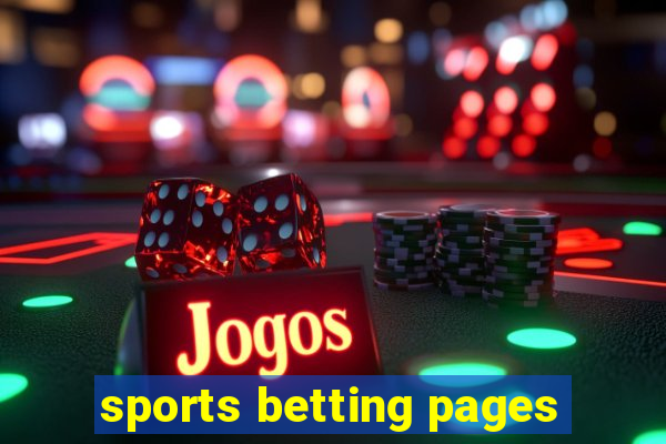 sports betting pages