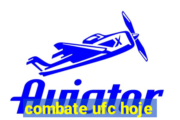 combate ufc hoje