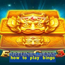 how to play bingo with playing cards