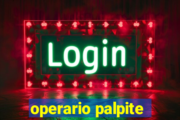 operario palpite