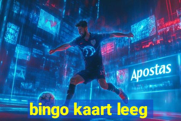 bingo kaart leeg