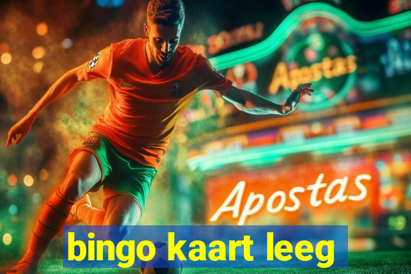 bingo kaart leeg