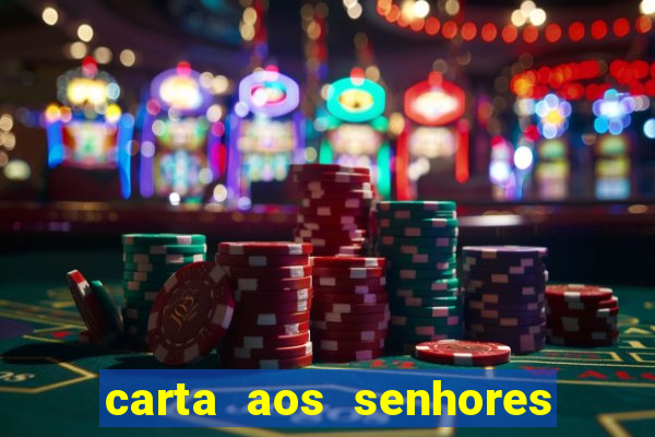 carta aos senhores do carma