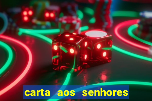 carta aos senhores do carma