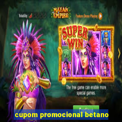 cupom promocional betano