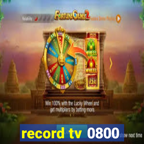 record tv 0800