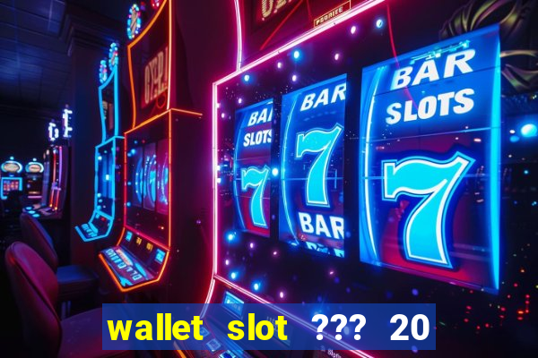 wallet slot ??? 20 ??? 100