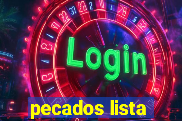 pecados lista