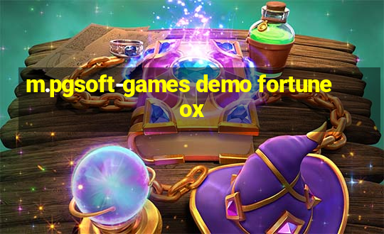 m.pgsoft-games demo fortune ox