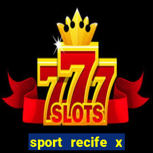 sport recife x ponte preta palpite