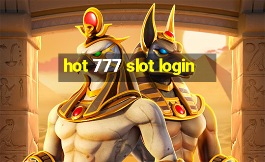 hot 777 slot login