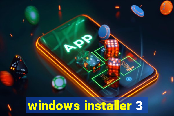 windows installer 3