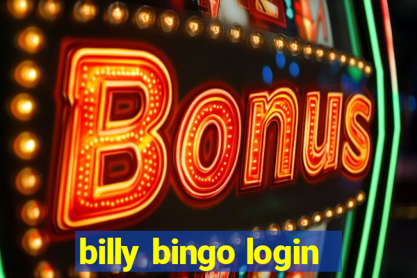 billy bingo login