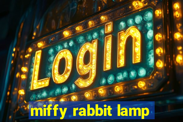 miffy rabbit lamp