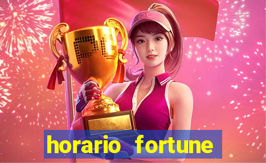 horario fortune tiger hoje