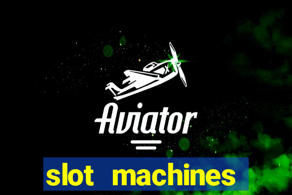 slot machines online casino