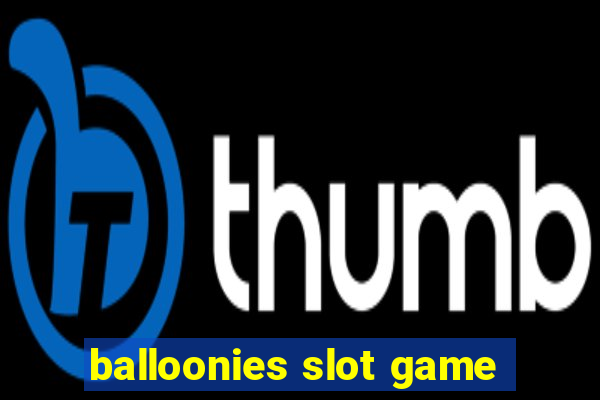 balloonies slot game