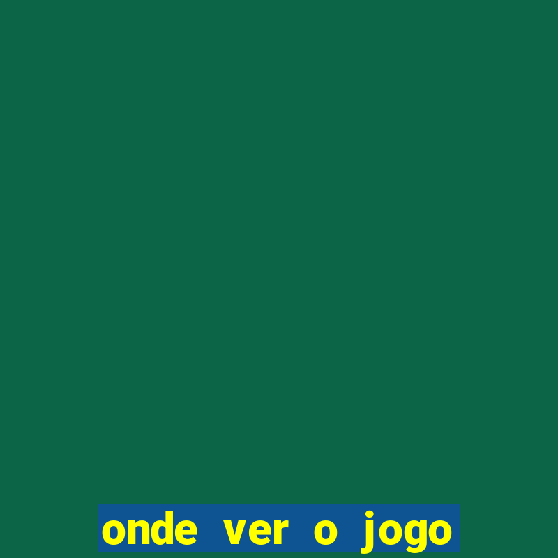 onde ver o jogo do sport