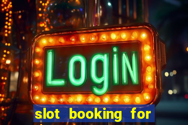 slot booking for driving licence