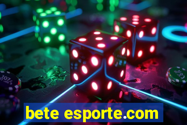 bete esporte.com