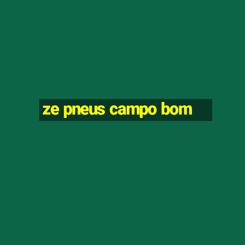 ze pneus campo bom