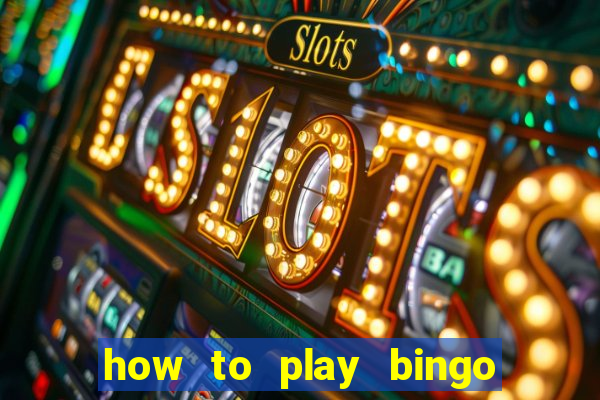 how to play bingo bonus scratch card