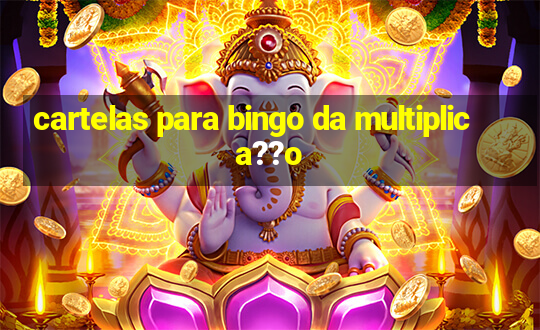 cartelas para bingo da multiplica??o