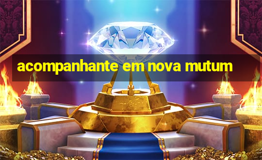 acompanhante em nova mutum