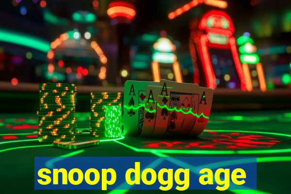 snoop dogg age