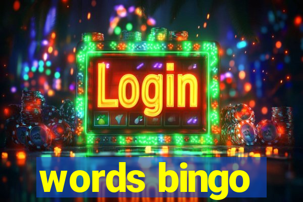 words bingo