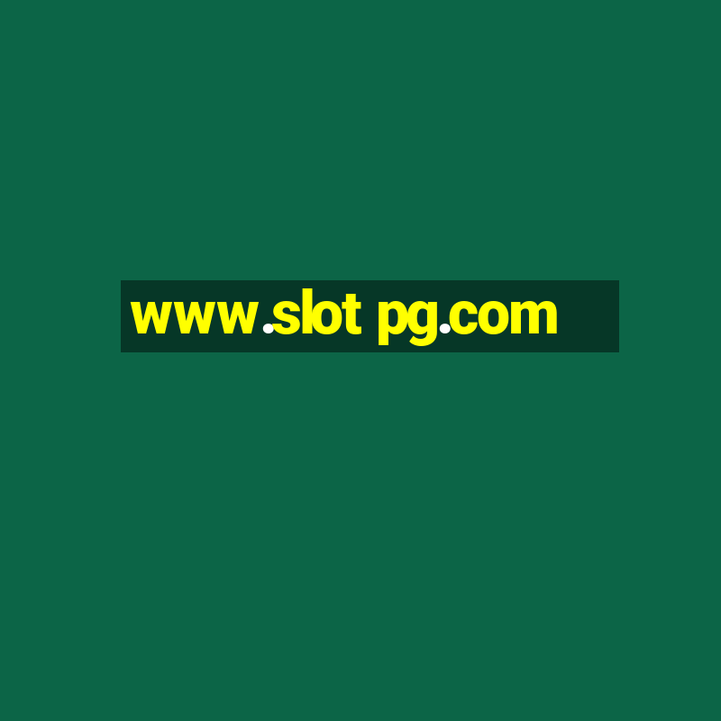 www.slot pg.com