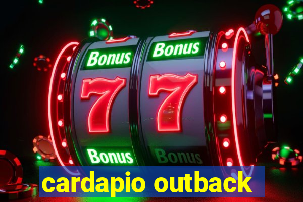 cardapio outback